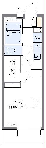 レオパレスモンジュイの間取り