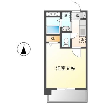 新栄サンハイツの間取り