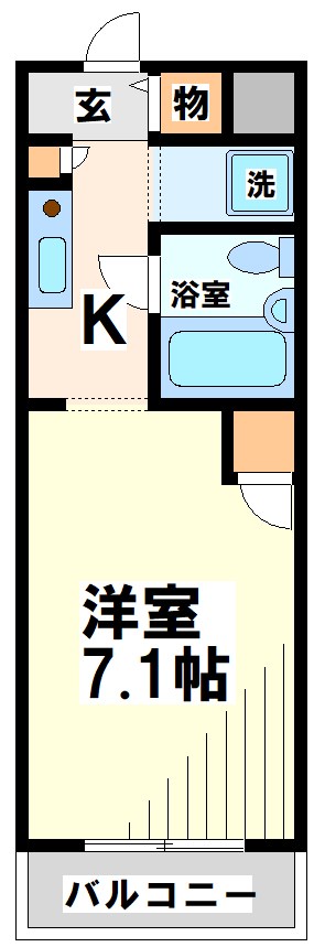 三鷹市下連雀のマンションの間取り