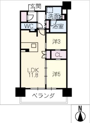 ローレルアイ名駅東の間取り