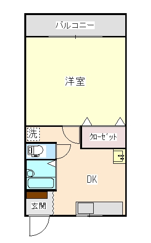 エースマンションの間取り