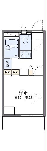 レオパレスＩＳＥＹＡの間取り