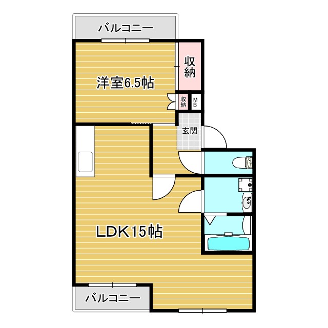 サントラップKの間取り