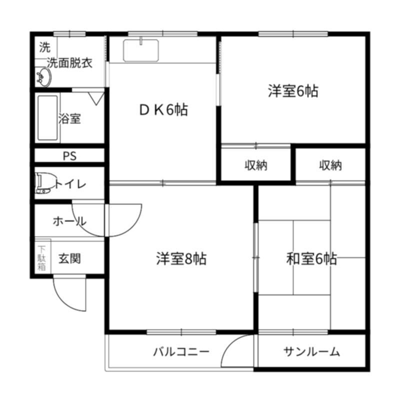 フルハウスの間取り