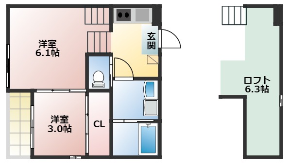 パークアベニューの間取り