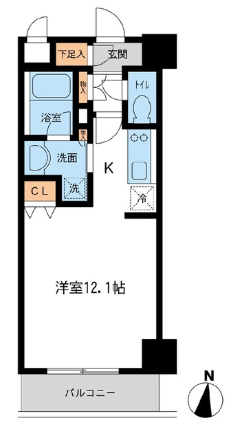 レジデンス両国駅前の間取り