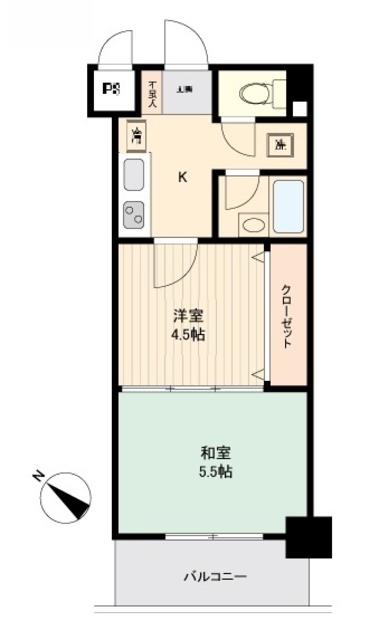 仙台市宮城野区新田のマンションの間取り