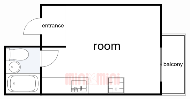 ＯＮＥ－Ｄ－ＨＯＵＳＥの間取り