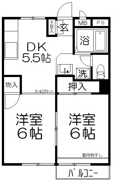 桜丘ローズマンションの間取り