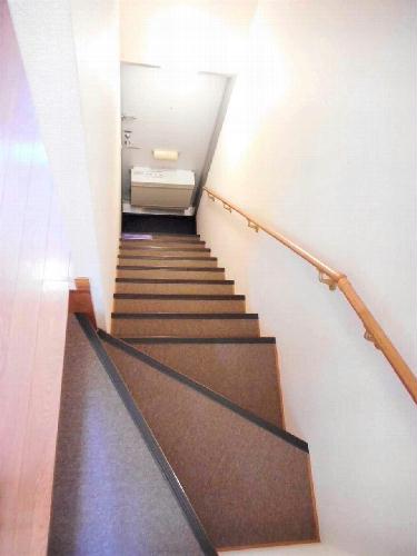 玄関　1階に玄関がある内階段のお部屋です