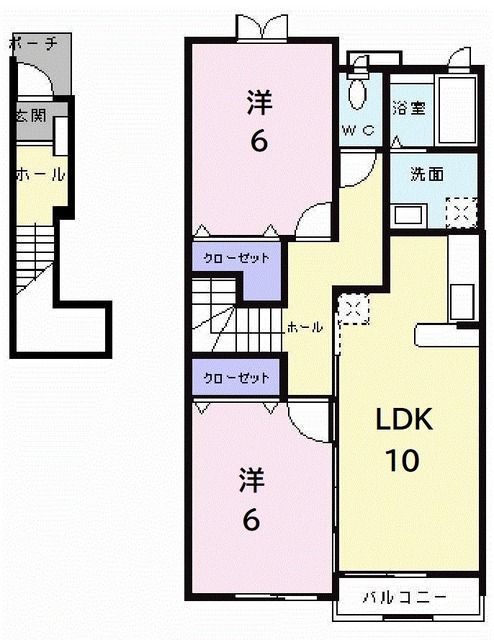 【コリーヌＳ・文教ハイツＣの間取り】