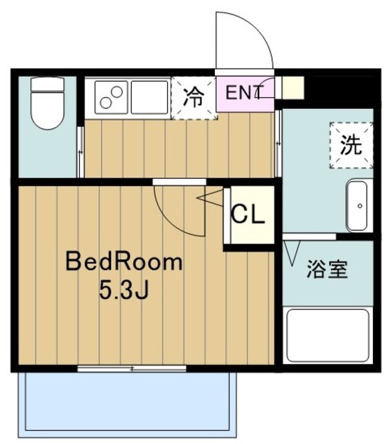 ＭＥＬＤＩＡ堀之内の間取り