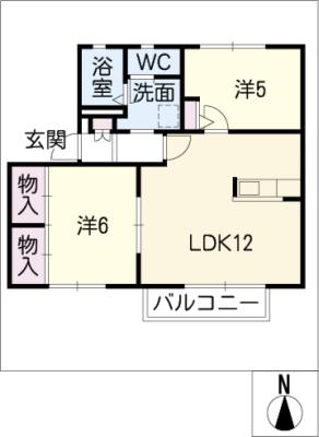 ルミエール城西　Ｃ棟の間取り