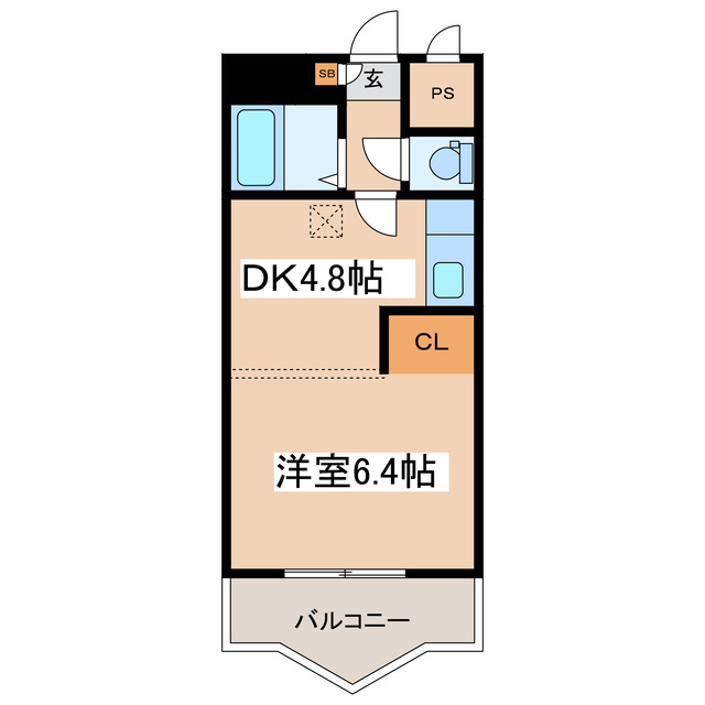 ノースコートサンスイの間取り