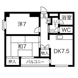 パール熱田の間取り