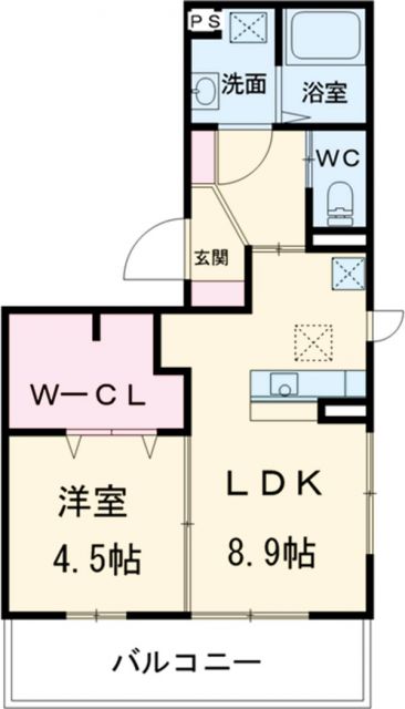 クリア　トゥレス　Ｃ棟の間取り