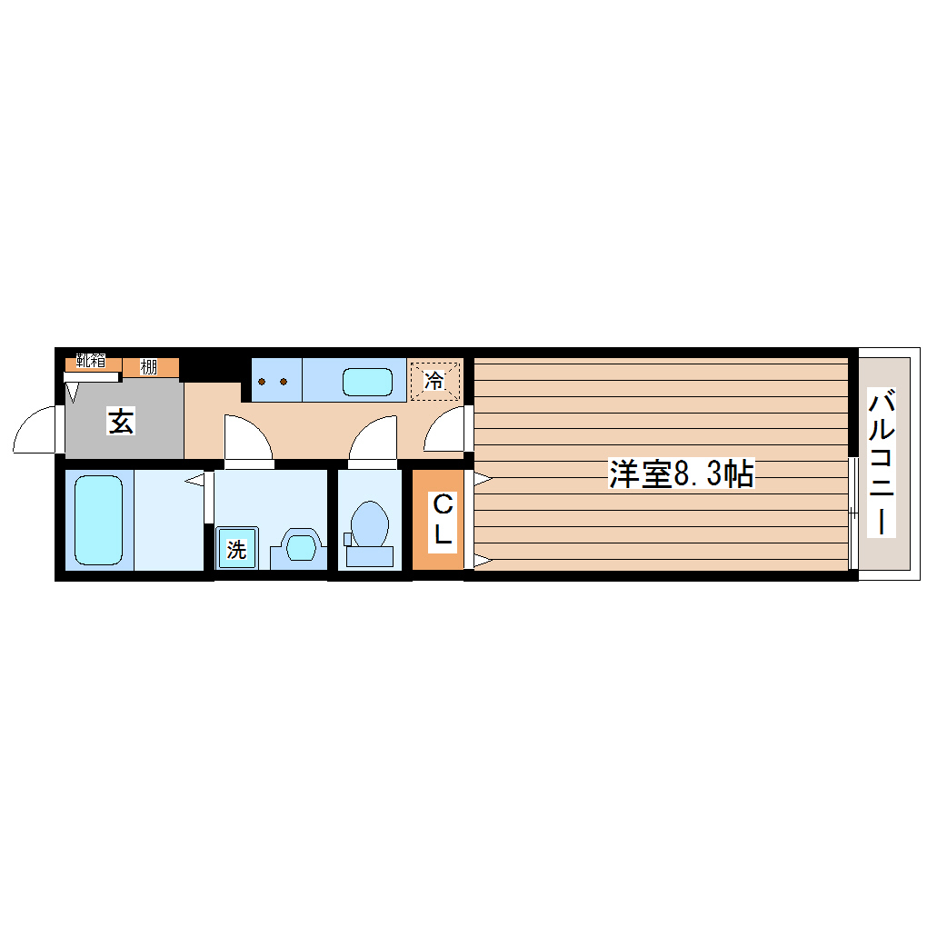 アスコット名取駅西の間取り