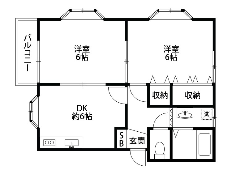 キララAの間取り