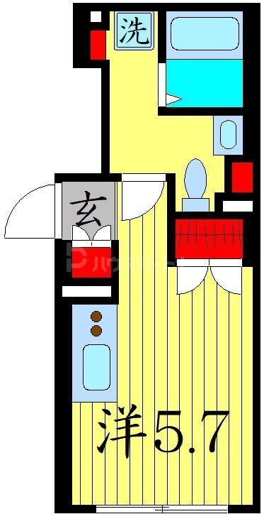 豊島区雑司が谷のマンションの間取り