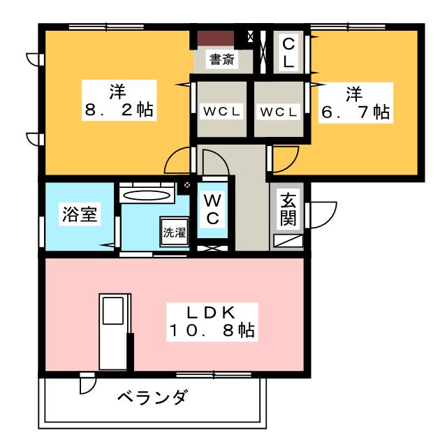 リヴェールの間取り