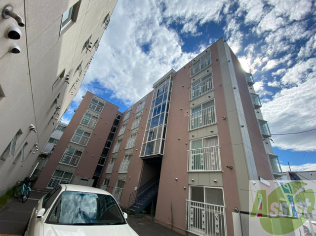 建物外観　札幌市北区北２１条西「ミヤタハイツ」