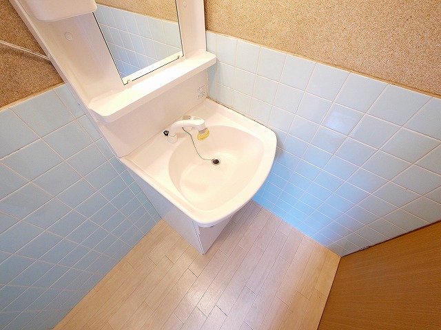 洗面設備　広い洗面スペース