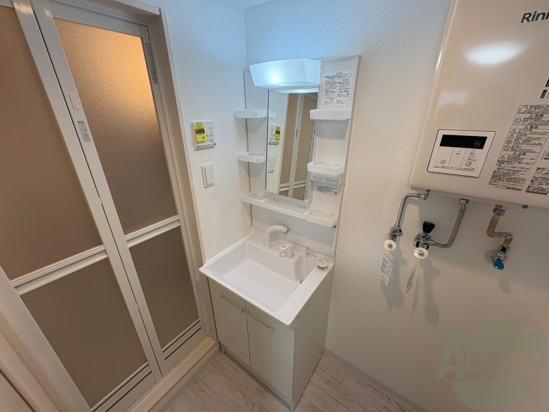 洗面設備　シャンプードレッサーで身支度もラクラクです！
