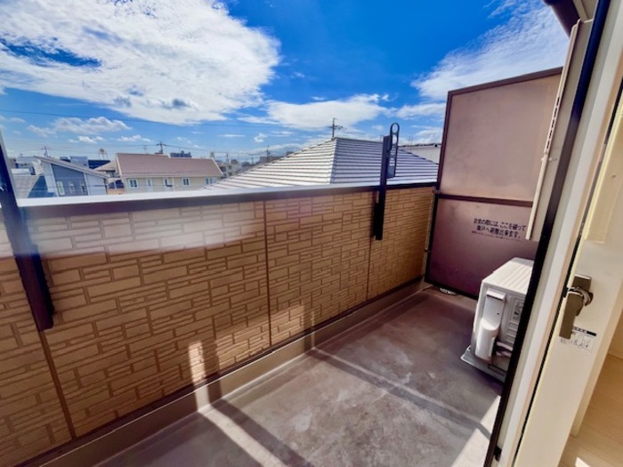 バルコニー　バルコニーがあります