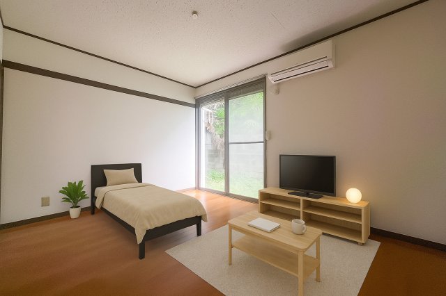 居室・リビング　家具配置イメージ画像です。