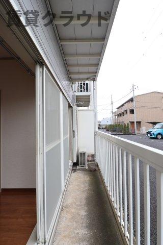 バルコニー　バルコニーがあります