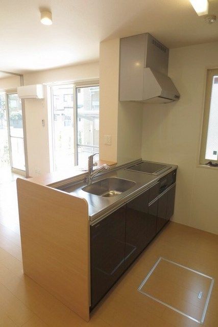 キッチン　使いやすいシステムキッチン