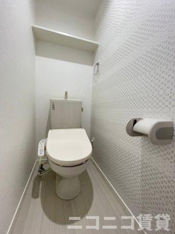 トイレ　ウォシュレット付き　　※モデルルーム