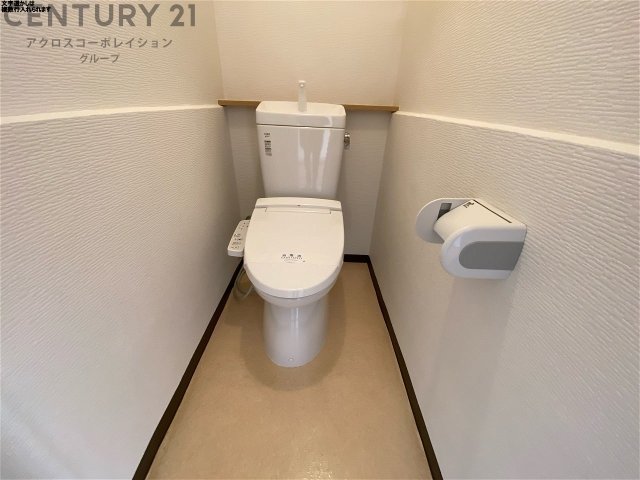 トイレ　掃除のしやすいシンプルなトイレです☆