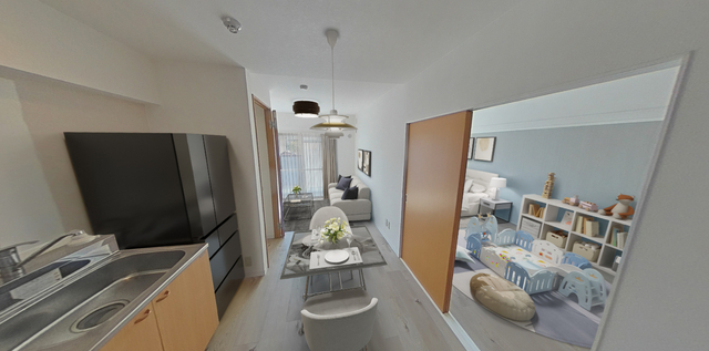 居室・リビング　家具はＣＧです