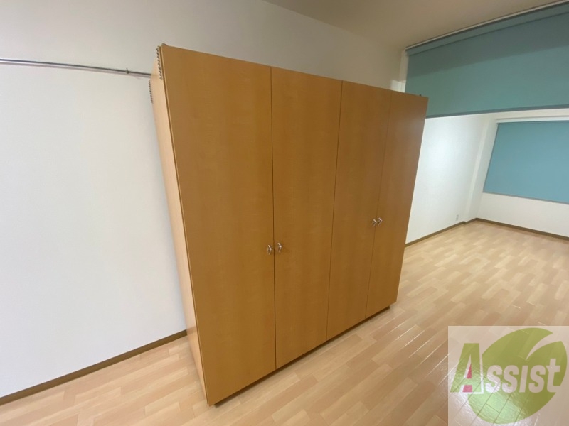 収納　クローゼット。荷物がたくさんあっても問題ないですね。