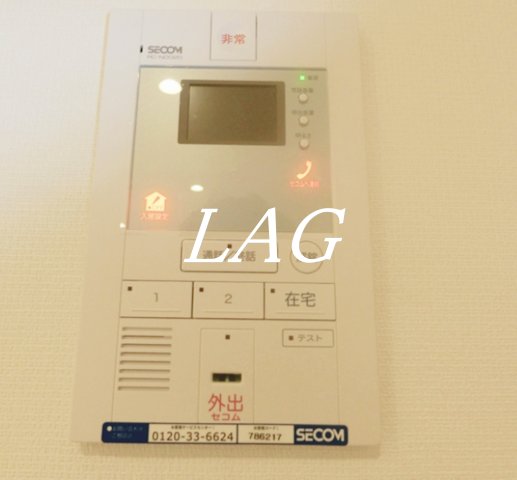 セキュリティ　モニター付きインターフォンです。