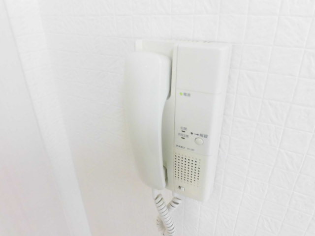 セキュリティ　来訪者と話せて安心です。