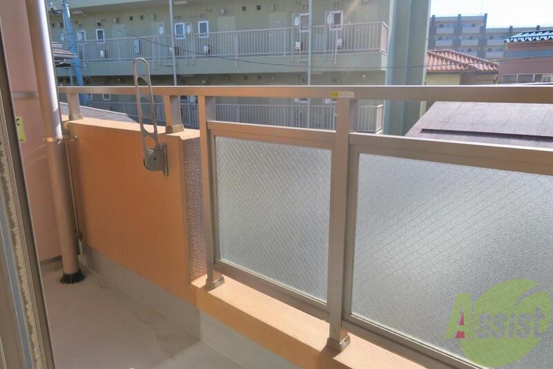 バルコニー　ベランダも披露目になっています。干しやすいです。