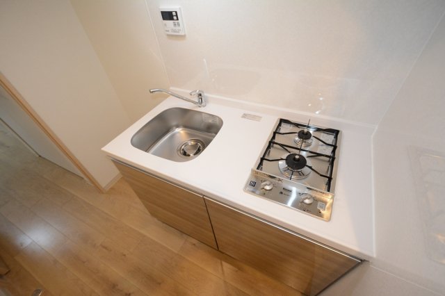 キッチン　２口ガスコンロついてます♪