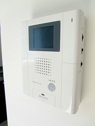 セキュリティ　モニター付きインターホンです♪