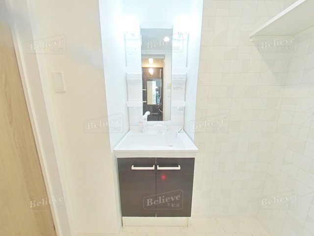 セキュリティ　広い洗面スペースです★