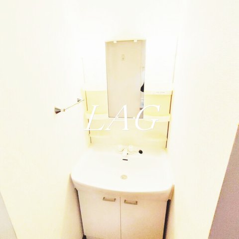 洗面設備　洗面台です。