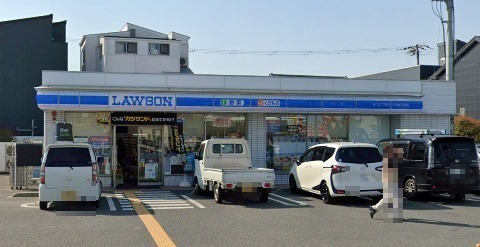 コンビニ　ローソン 吹田岸部北三丁目店（コンビニ）まで376m