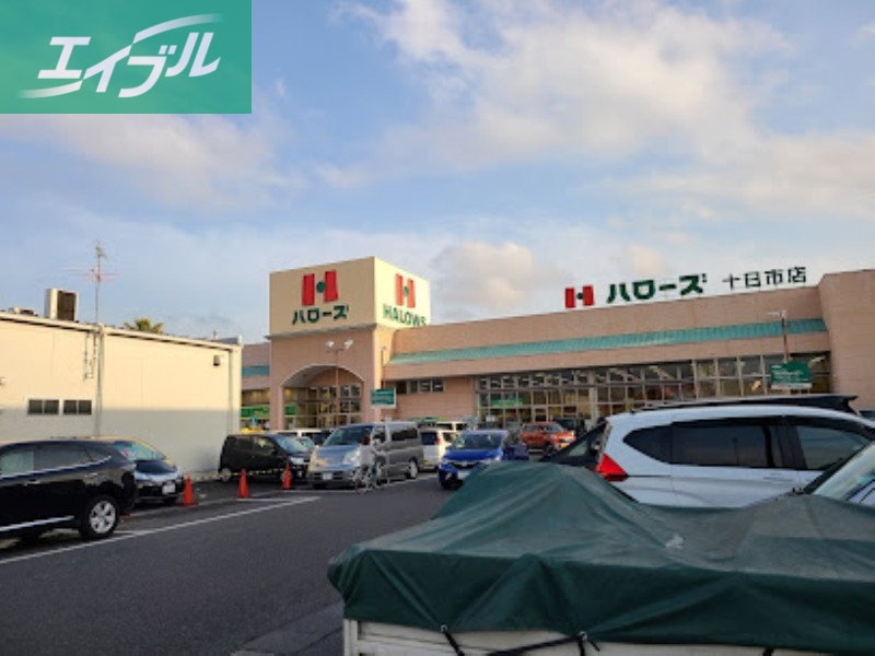 スーパー　ハローズ十日市店（スーパー）まで588m