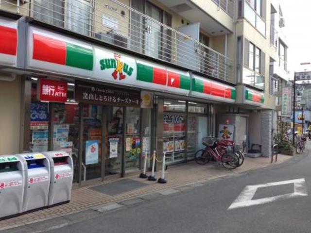 コンビニ　サンクス川崎諏訪一丁目店（コンビニ）まで489m