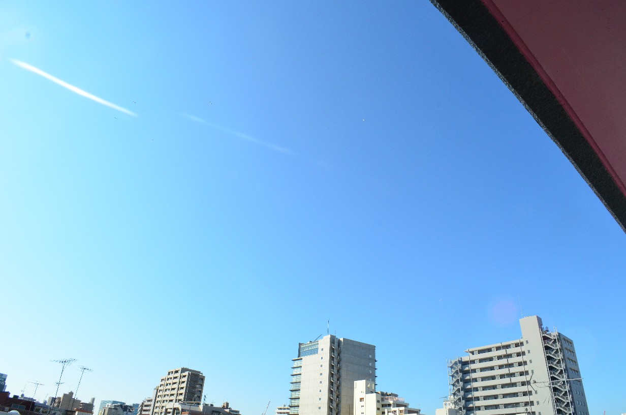 眺望　バルコニーからの展望です