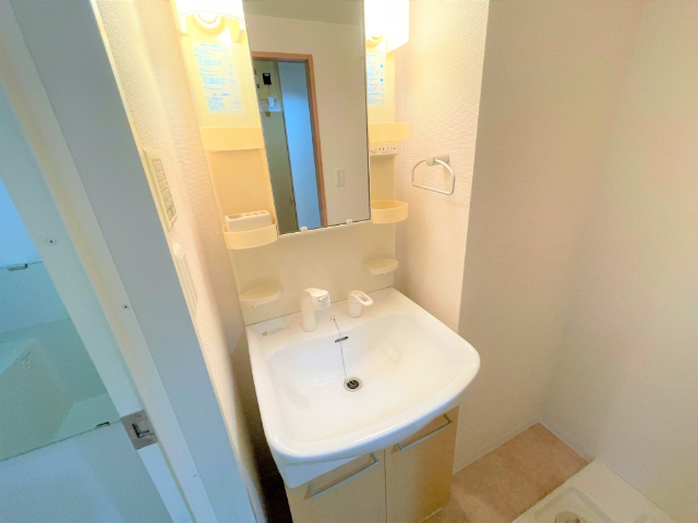 洗面設備　充実した居室