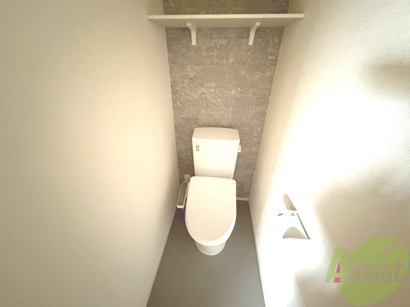 トイレ　トイレにウォシュレットが付いてるのは嬉しいですね。