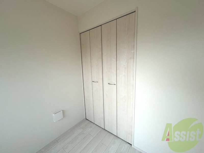 収納　お部屋にクローゼットがあるのは嬉しいですね。