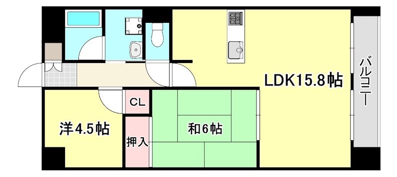 サンプラザ本山南の間取り写真